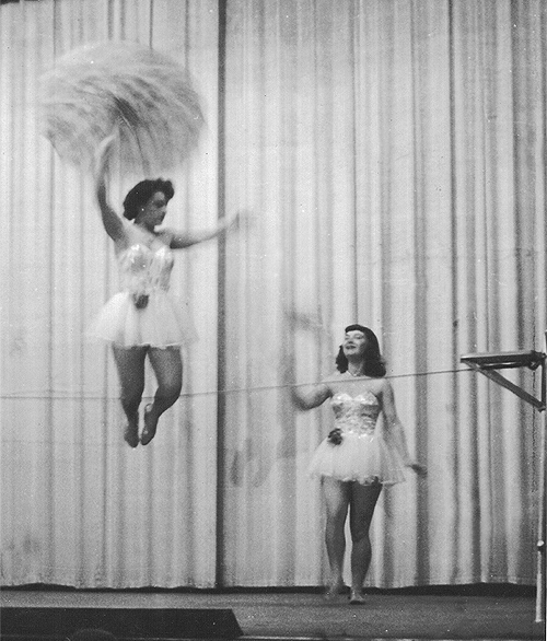 Drahtseilakt Sabina und Sibylla