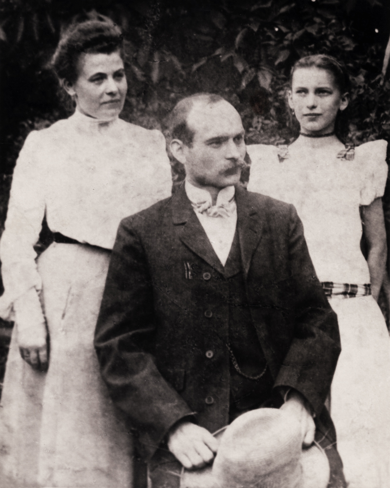 Henriette und Hugo Balke mit Tochter Hedwig