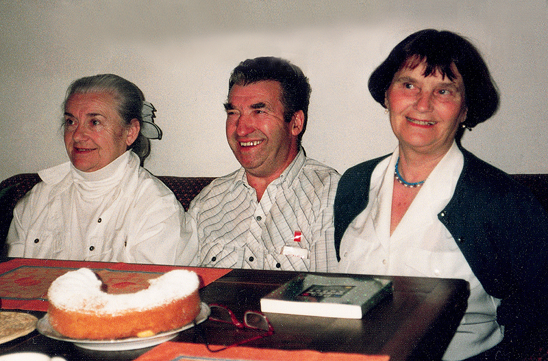 Sibylla, Karli und Sabina 2005 in Ansbach